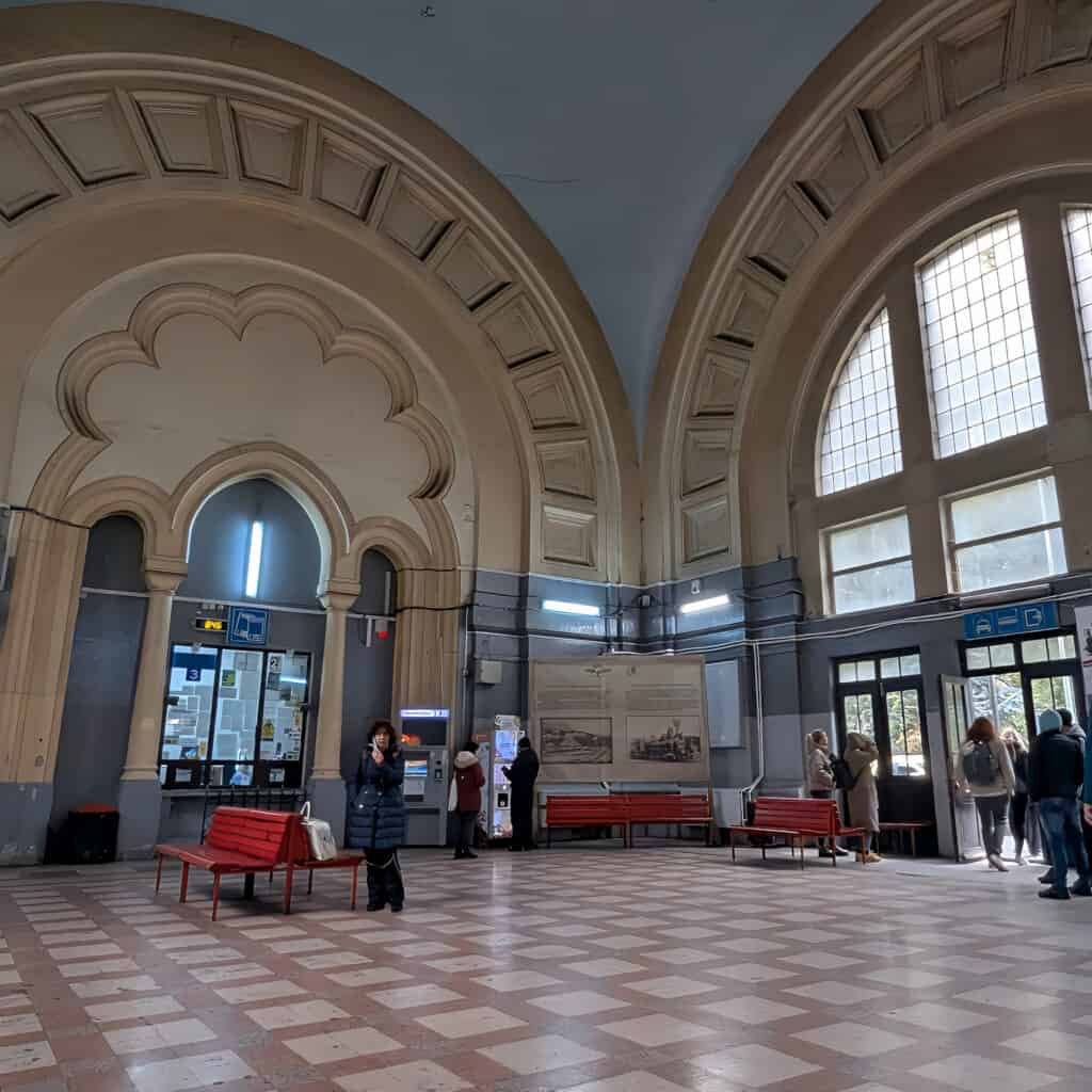 inside sinai rail station