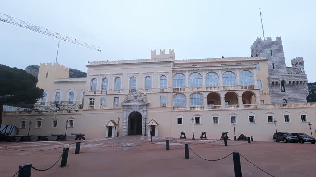 Palace in Monaco in Monaco-Ville