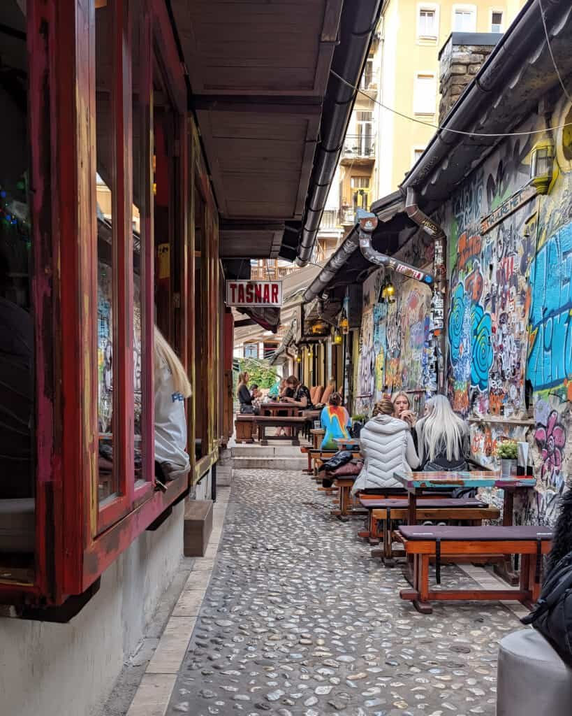 old town behind Divan hotel Sarajevo