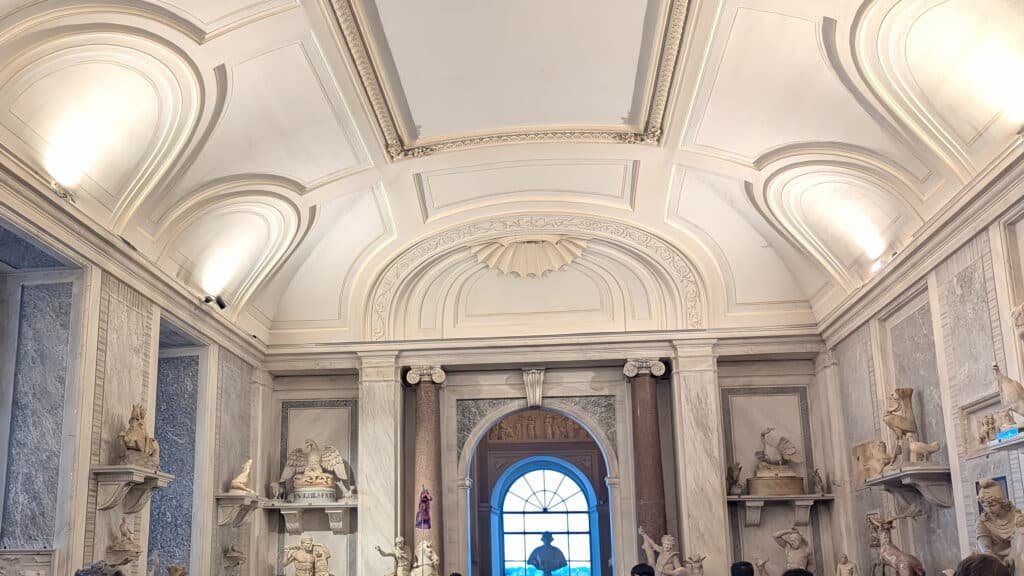 Hall of Animals - Stone Zoo inside Vatican Museum