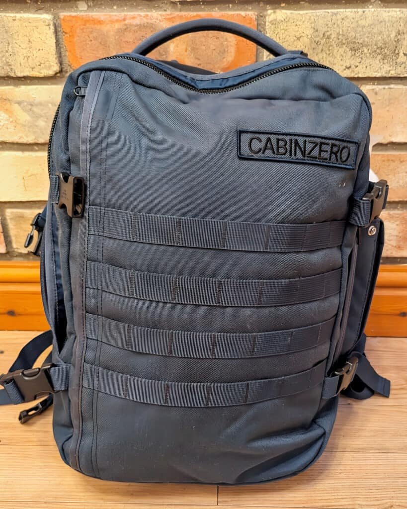 cabin zero military 28L front - navy