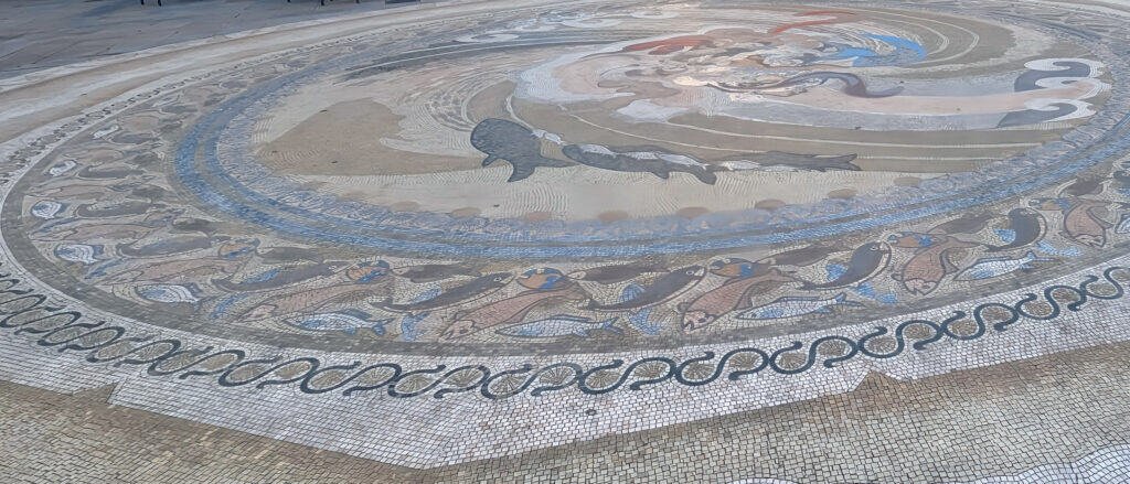 mosaic floor at Batumi Piazza Georgia
