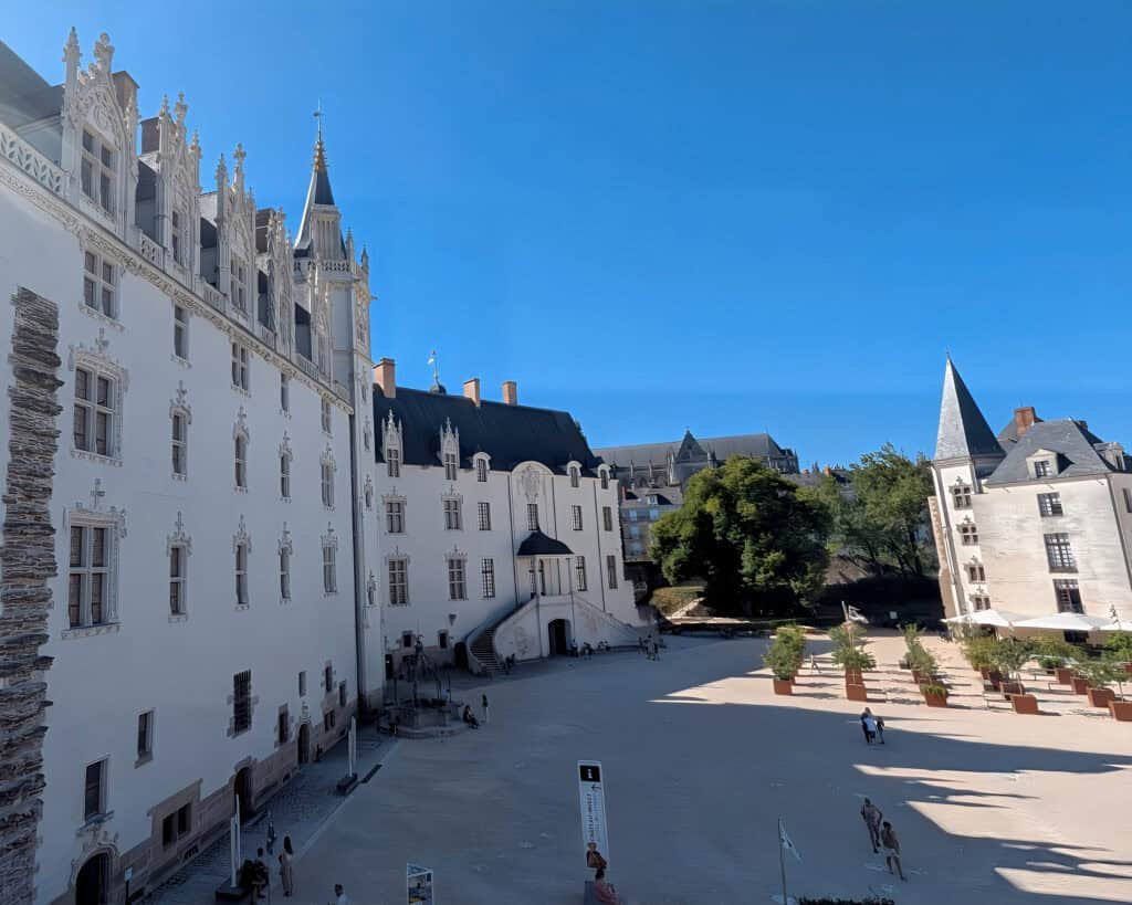 Château des ducs de Bretagne - inside the walls