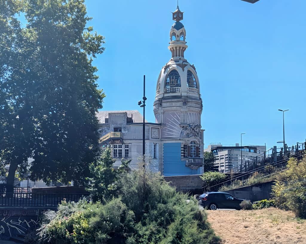 Le Lieu Unique in Nantes - quirky tower - former biscuit factory