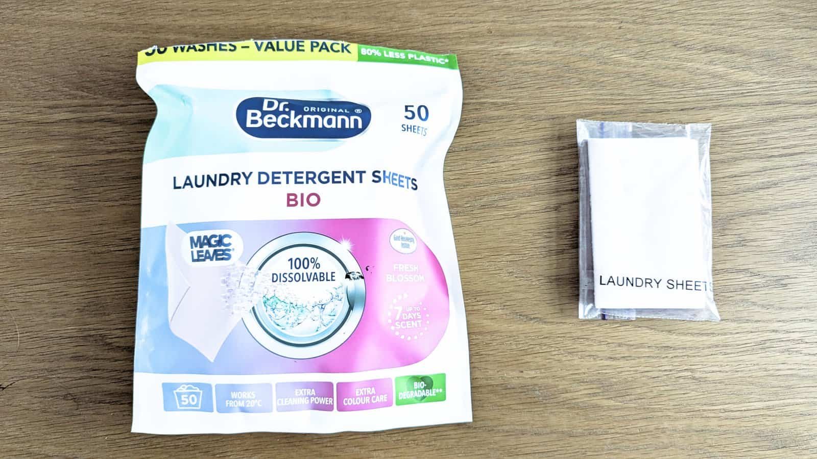 Laundry Sheets - These make travel with one small bag easier - no need to bring messy liquids or powder