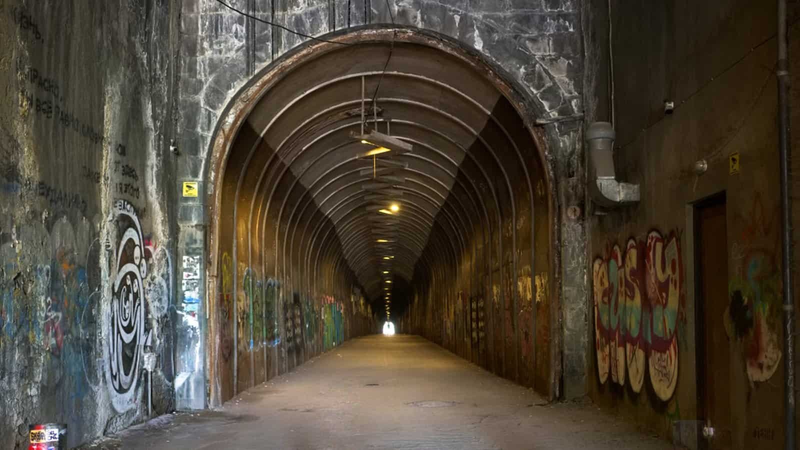 Kond Tunnel connecting Kond the oldest part of Yerevan to the modern cent