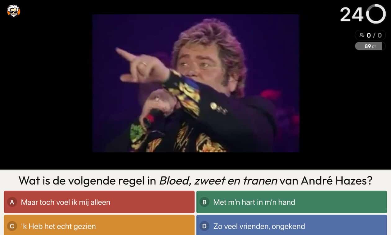 Nederland PubQuiz voorbeeldvraag 4