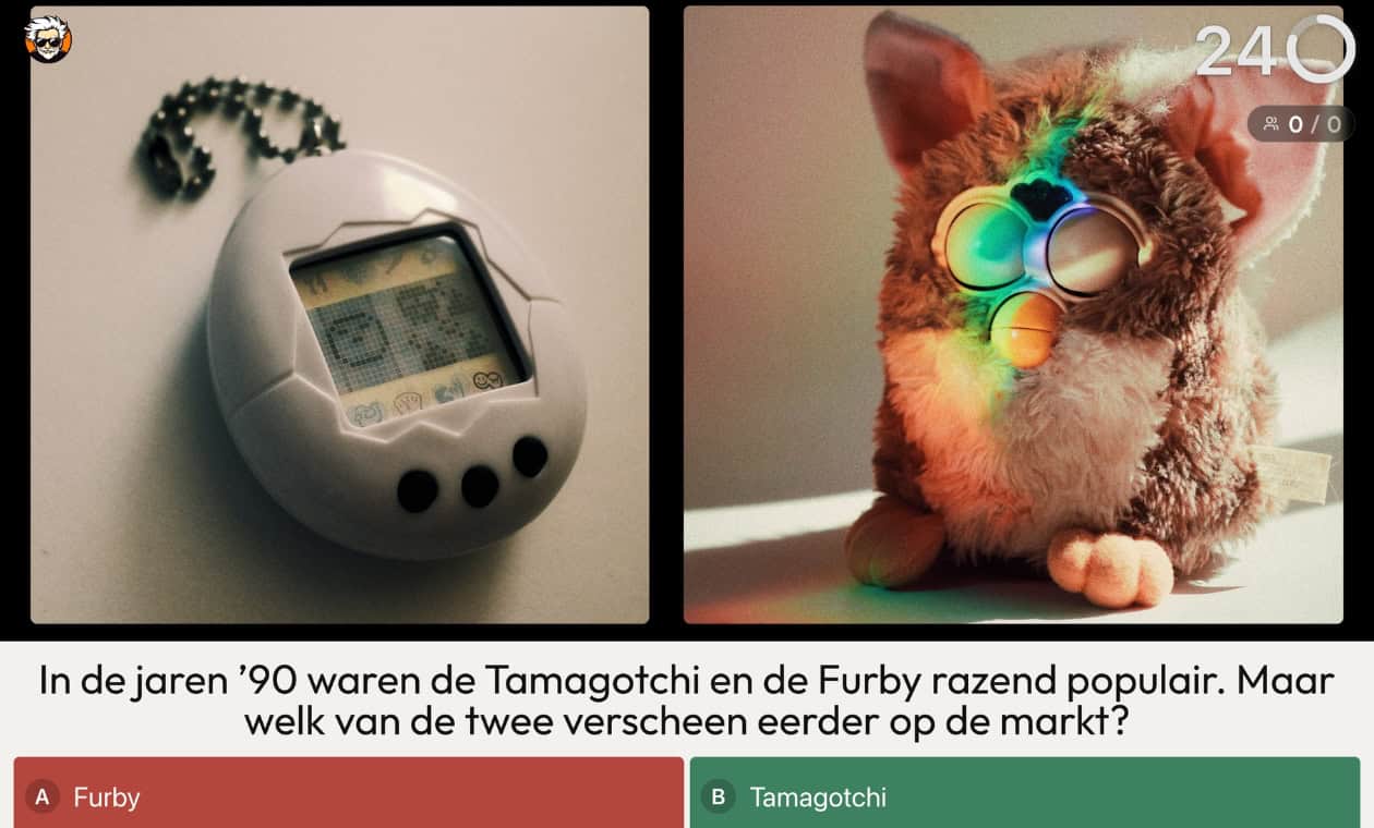 90s PubQuiz voorbeeldvraag 1