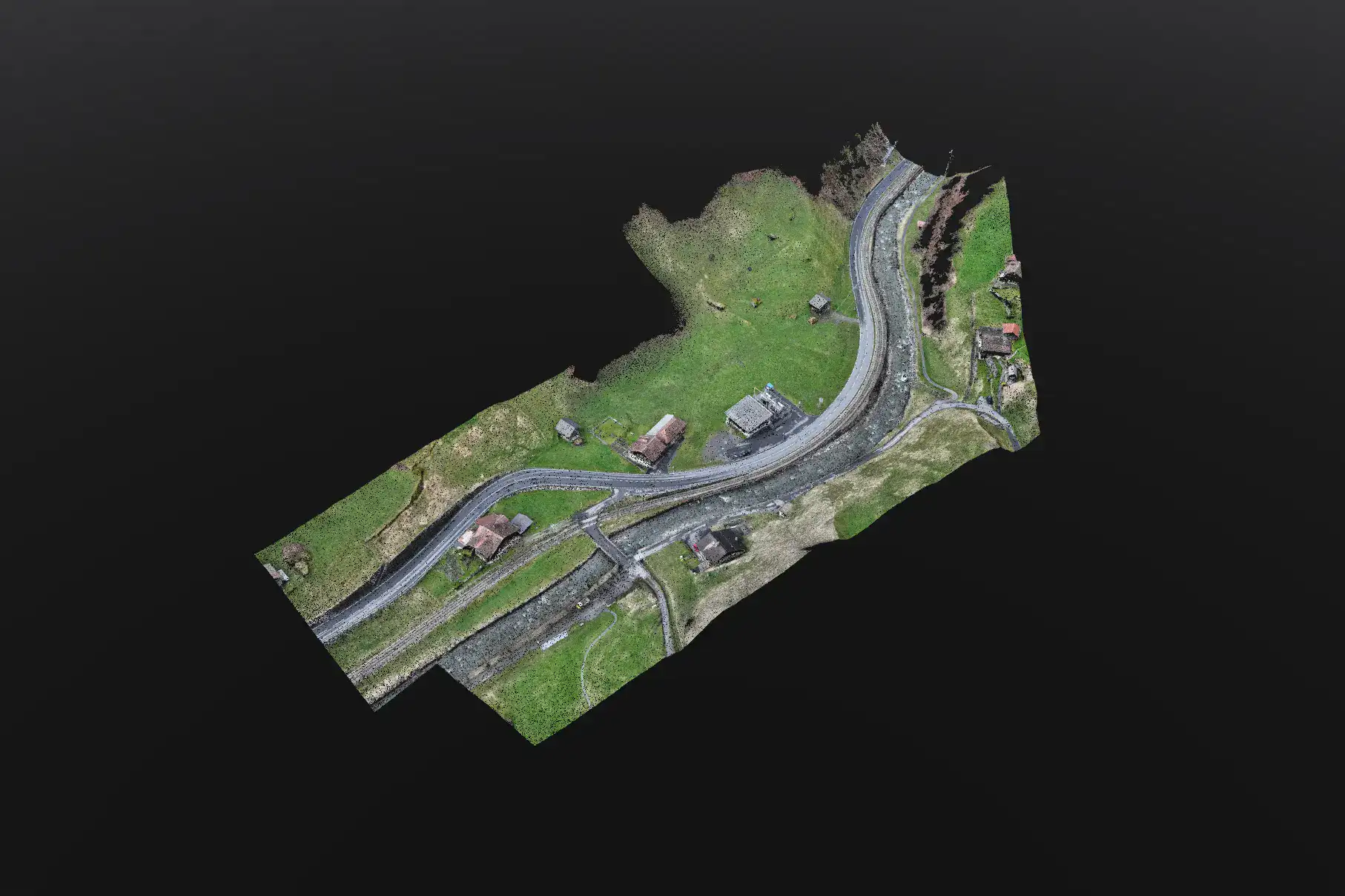 3D-Laserscanning und Vermessung für Bauprojekte in Thun Schweiz.