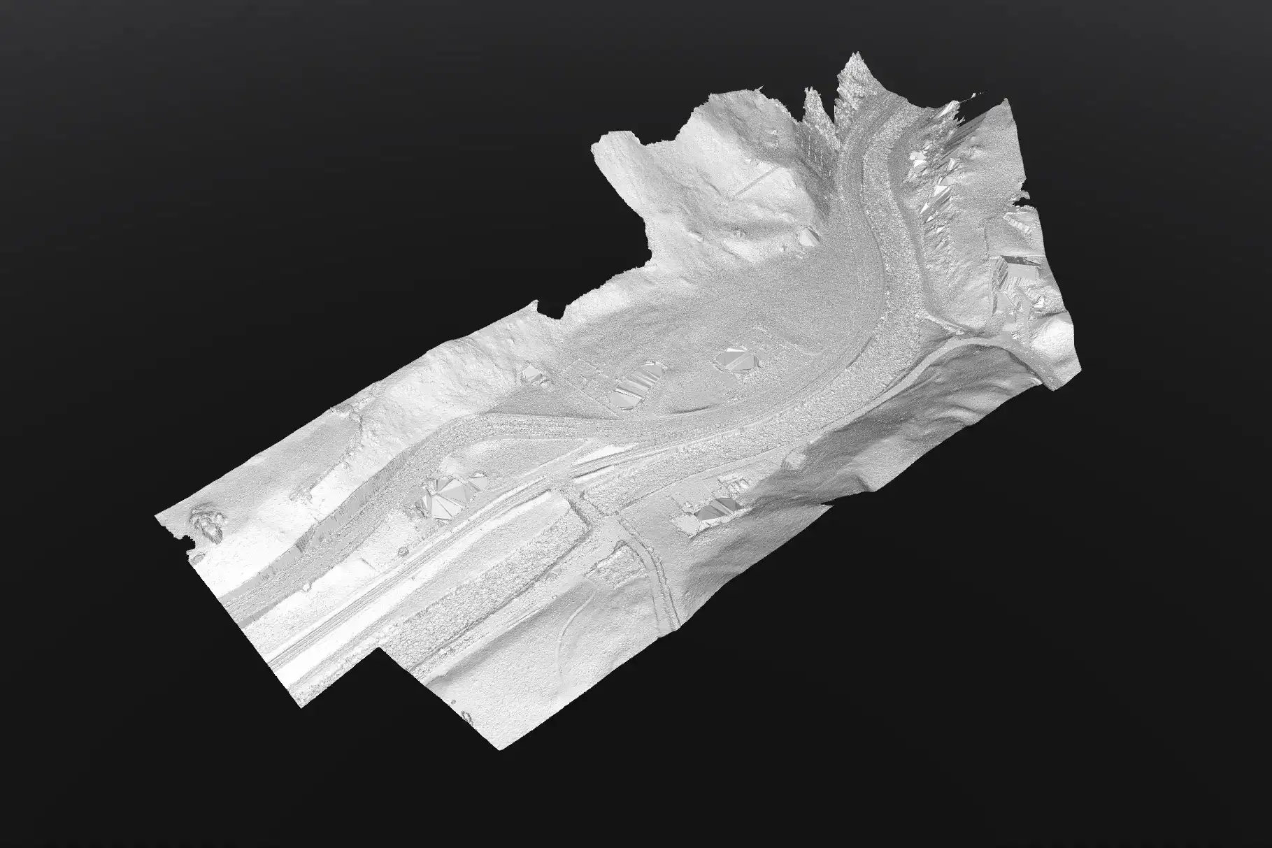 Drohnenvermessung und Laserscanning für Bau- und Immobilienprojekte in Thun.