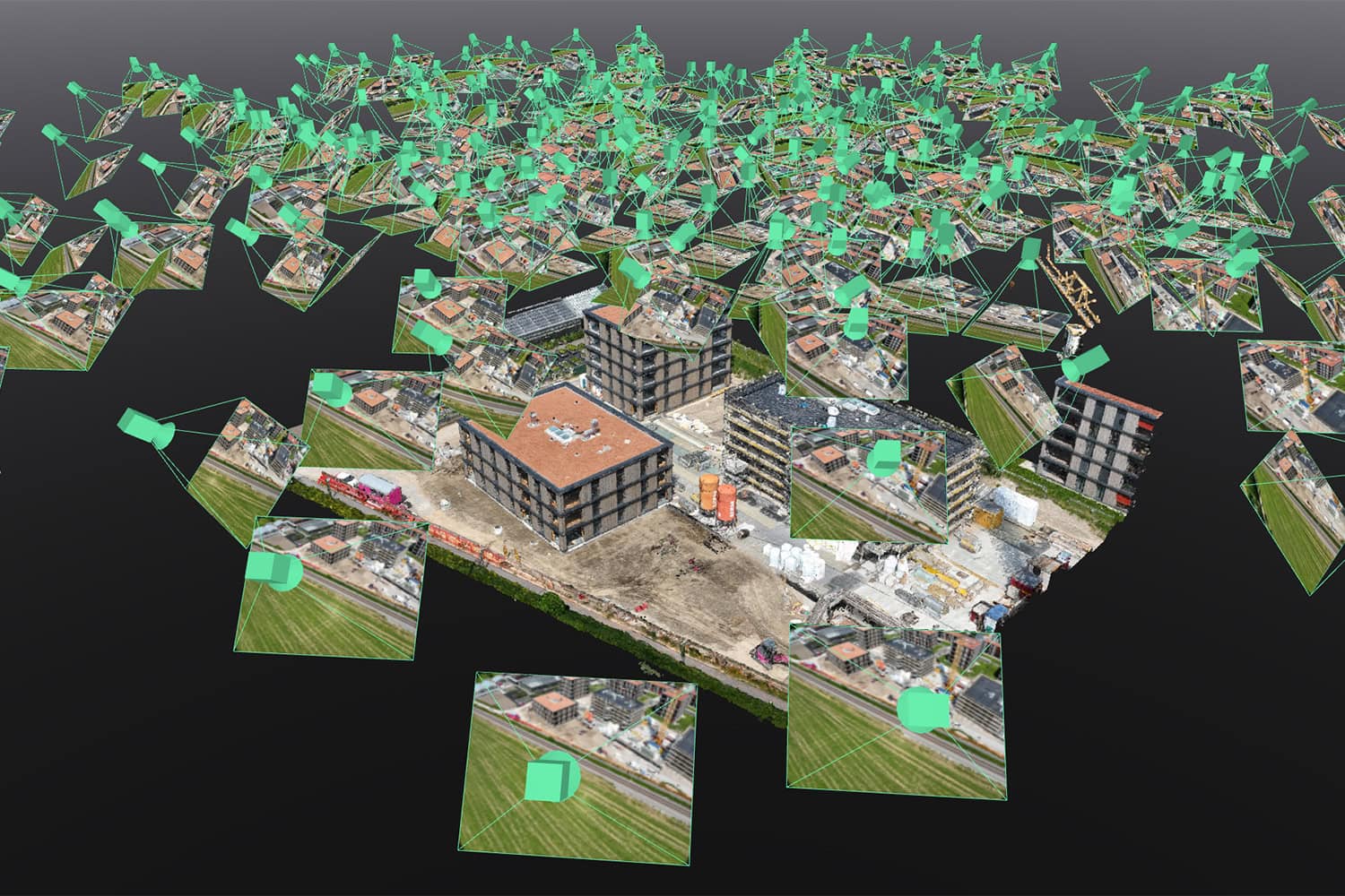 3D-Laserscanning und Drohnenvermessung in Thun für Bauprojekte.