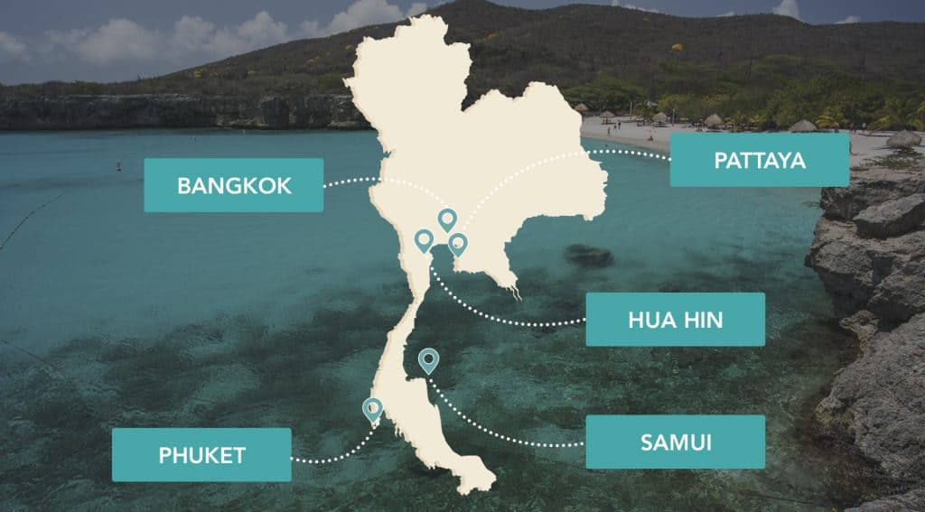 Les plus grandes villes de Thaïlande