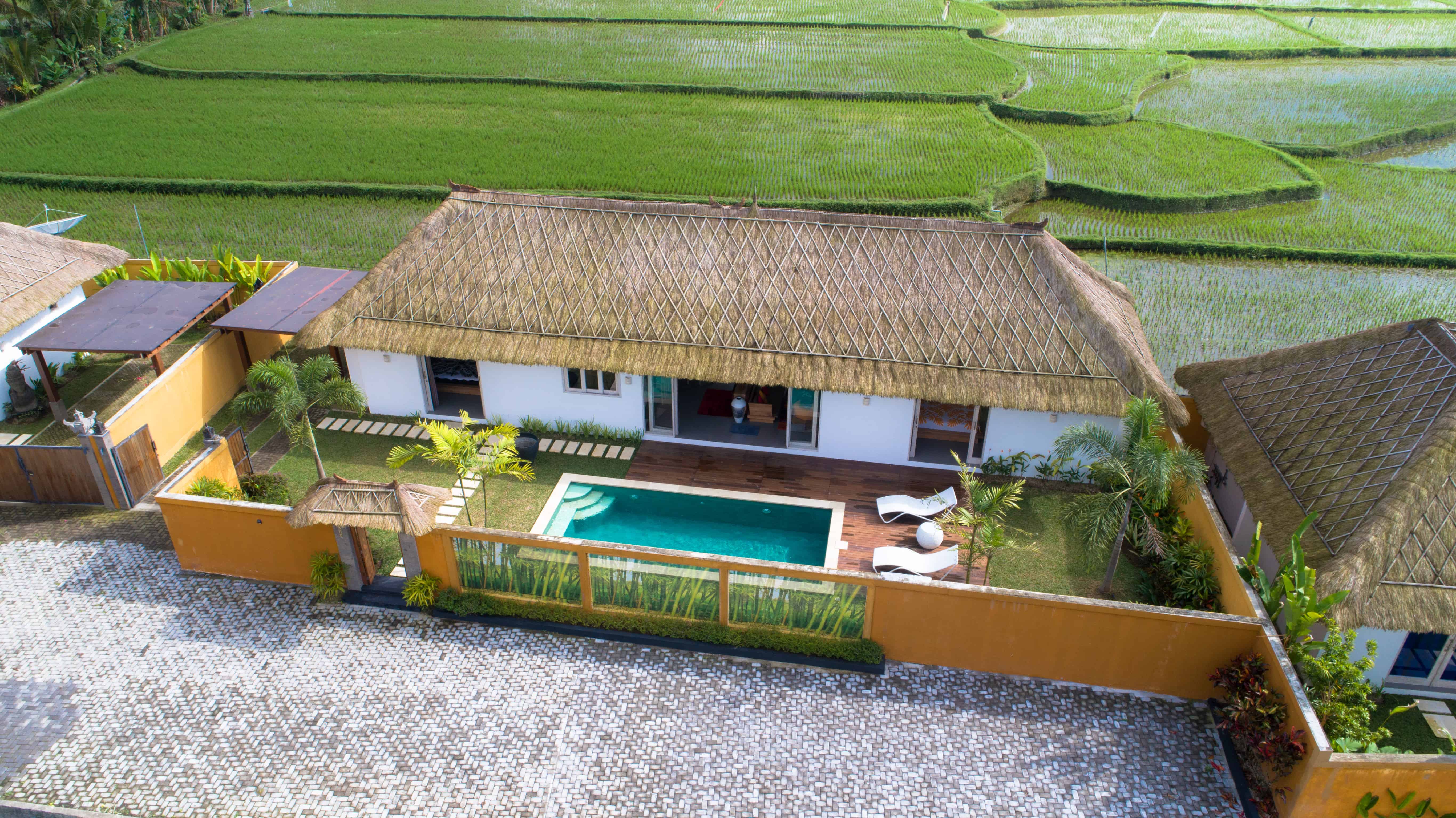 Belle villa Sawah Magnifique villa au milieu des rizières