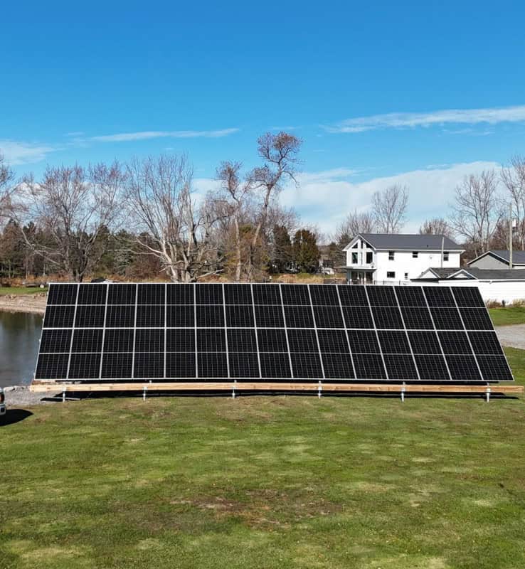 Removal and reinstallation by otter energy ground mount