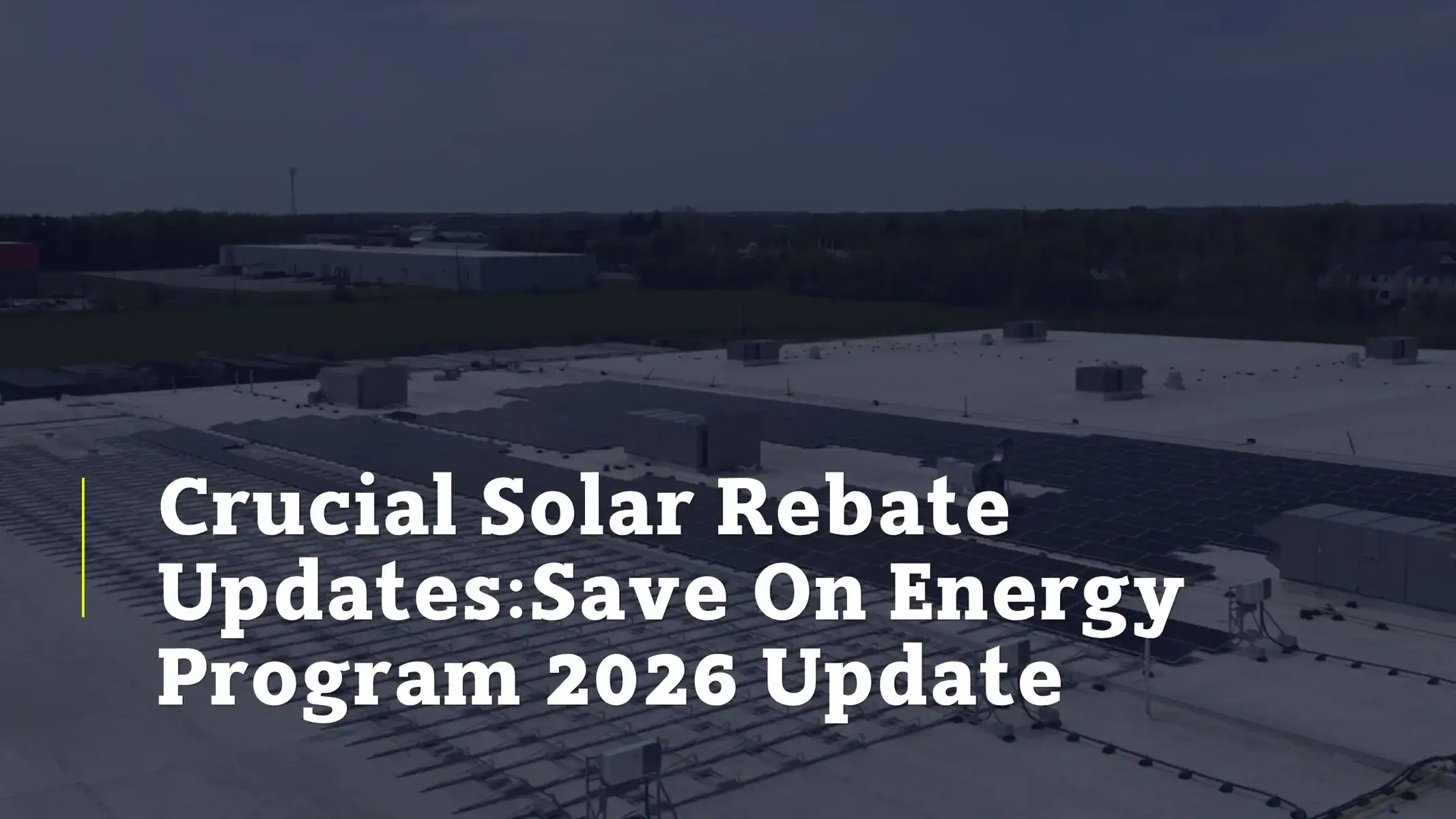 Save On Energy Program 2026 Update