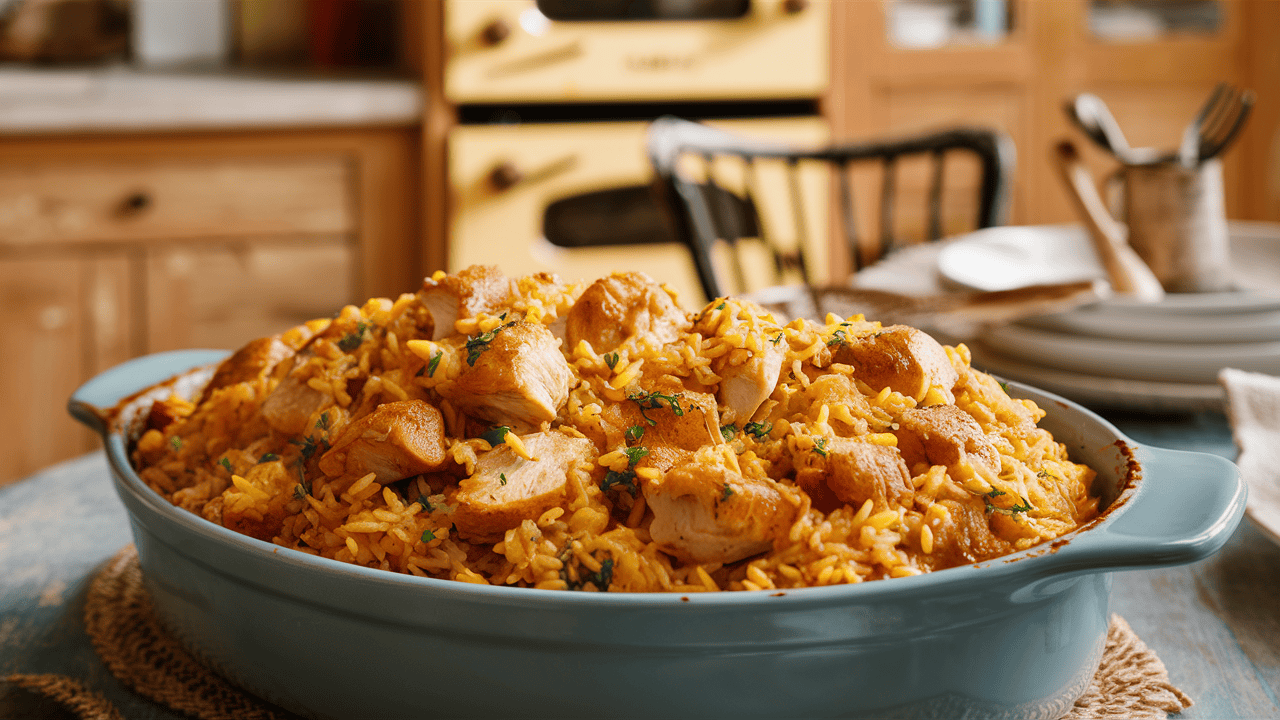 Savory Chicken and Rice Casserole Recipe