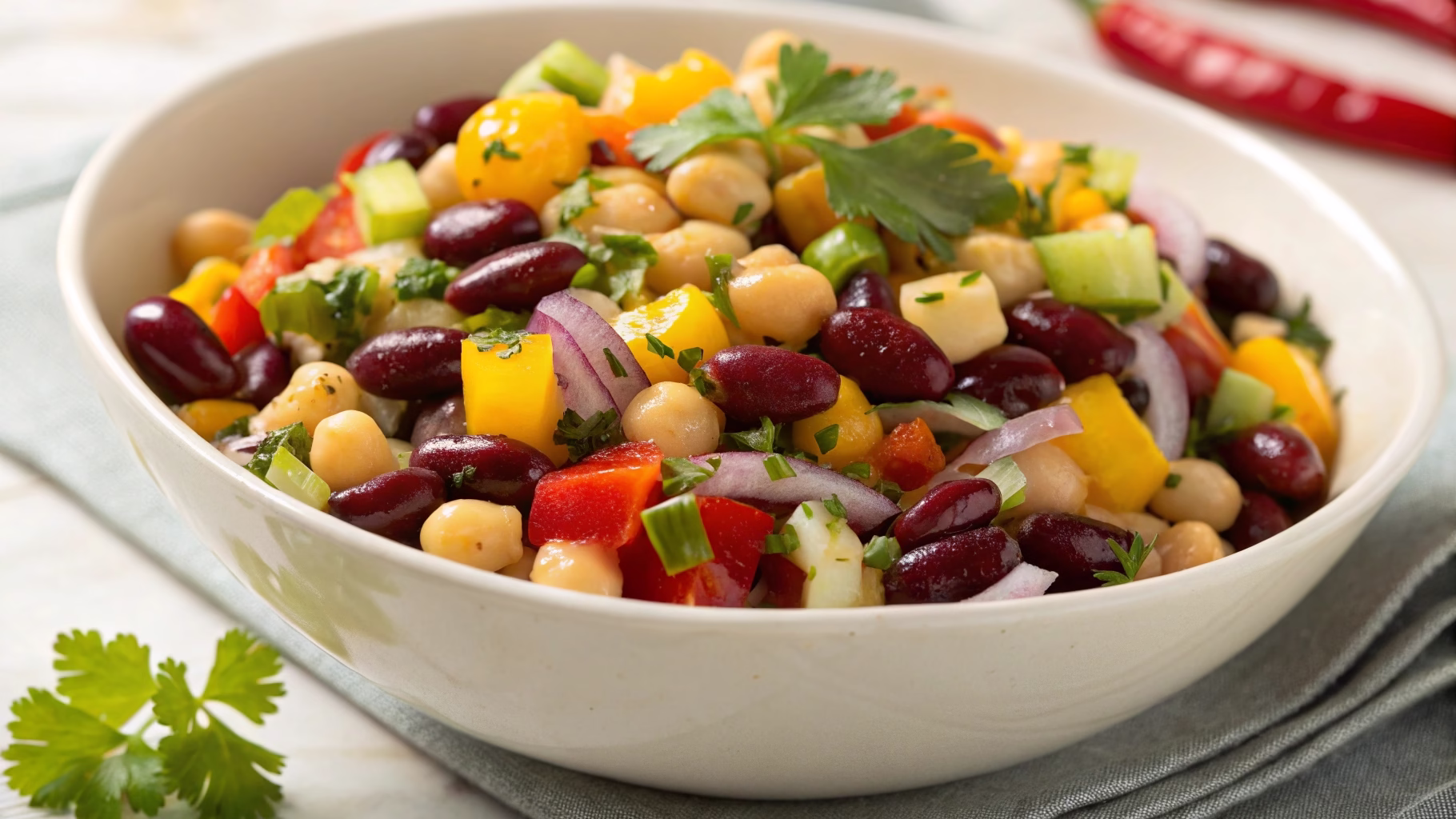 The Absolute Best Bean Salad: Fresh, Flavorful, and So Easy!
