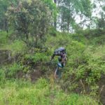 outdoor downhill hike