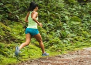 running shoes outdoor forest