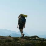 weight distributed for backpacking comfortably on trail