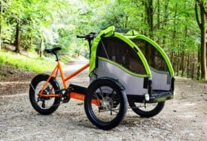 a bike trailer for kids or cargo