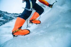 spikes on ice to be able to be able to stick