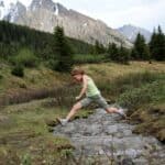 crossing a stream while hiking unsafe