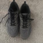 a pair of hiking shoes