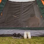 a tent outdoors for camping