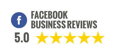 5 star rating for web design on Facebook