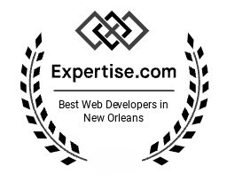 voted best new orleans web developer badge