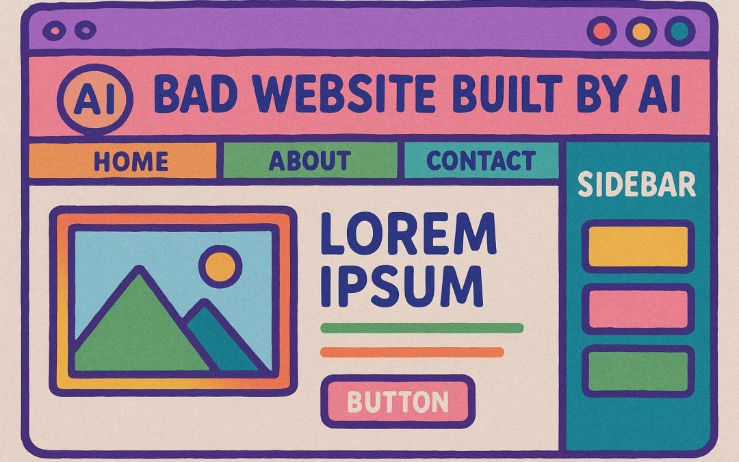 10 Reasons You Should Not Build a Website with AI