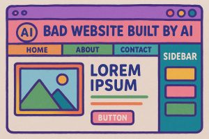 10 Reasons You Should Not Build a Website with AI