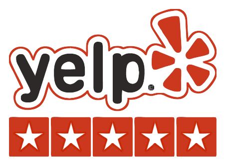 5 star review rating on Yelp