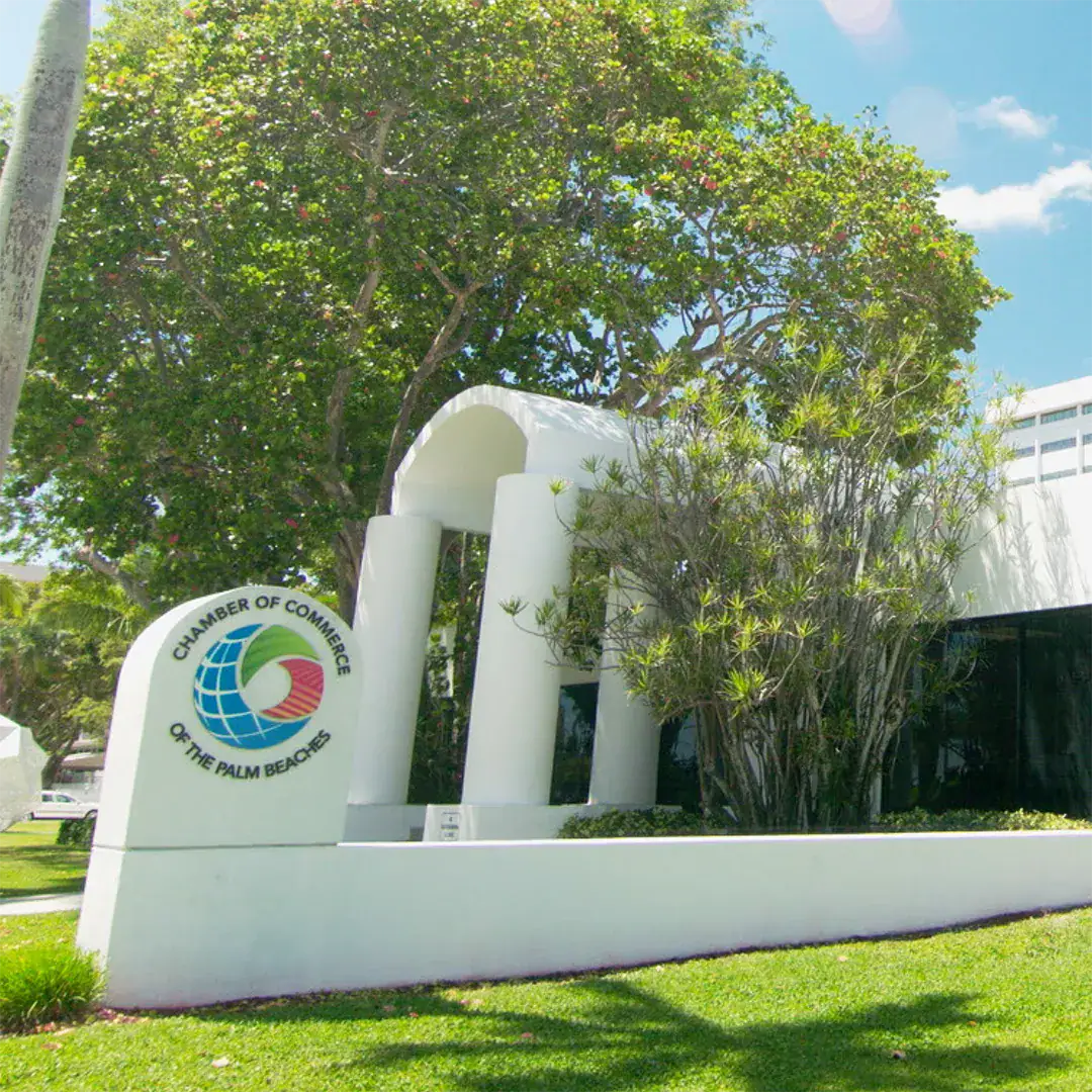 Chamber of Commerce Palm Beaches office building.