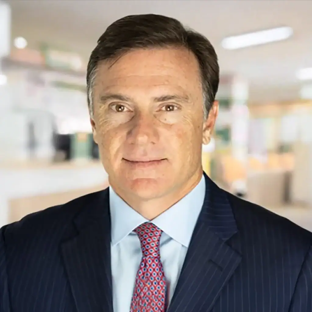 Professional portrait of a man in a suit at Palm Beach Police and Fire Foundation event.
