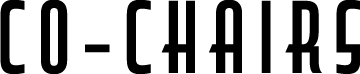 'Co-Chairs' printed black text in a graphic