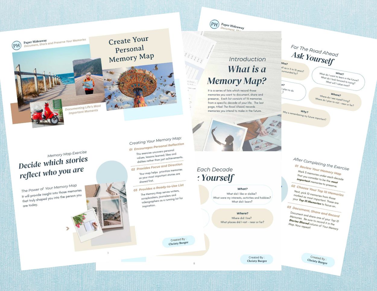 Step-by-step guide to creating your personal memory map for reflection and memory enhancement.
