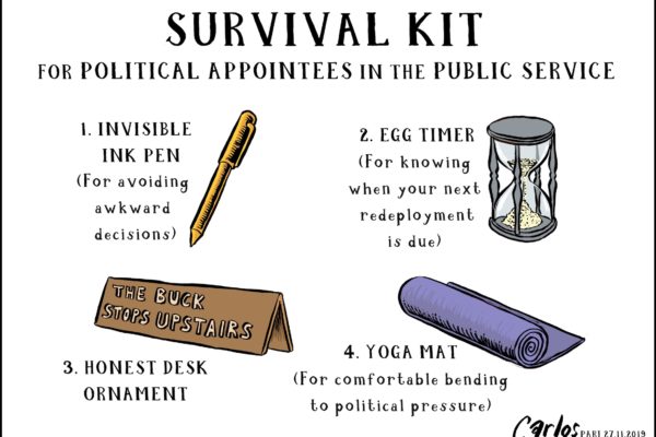 Radically reducing corruption and patronage, establishing the official professionalism and flexibility required by the developmental state, these goals necessitate constructing a public administration that is insulated in the right sorts of ways from political interference and factionalism. #FixTheState