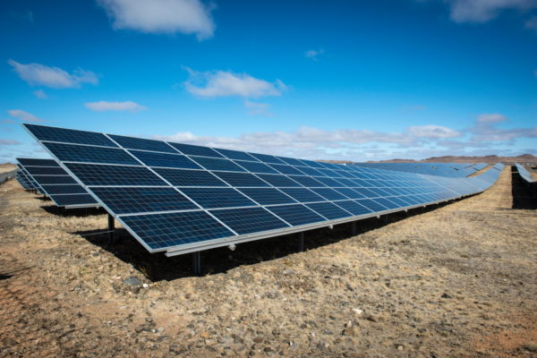 DE AAR, EMTHANJENI - 27 August 2021 - Globeleq's solar farm in De Aar.Photo: Bram Lammers