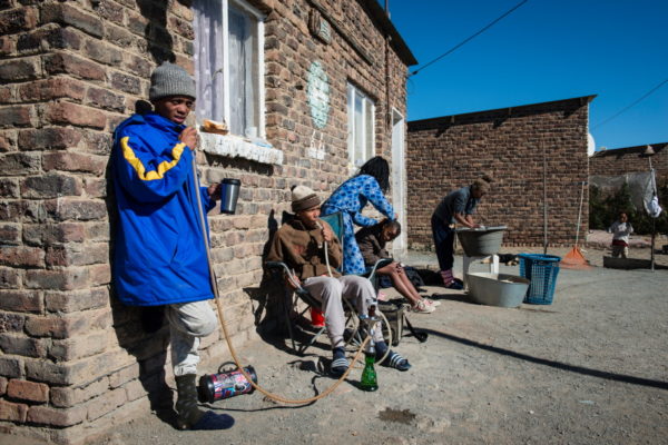 DE AAR, EMTHANJENI - 28 August 2021 - Matchbox housing in township VuurtjieslandPhoto: Bram Lammers