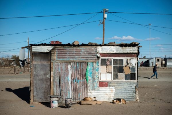DE AAR, EMTHANJENI - 28 August 2021 - Informal settlement near De AarPhoto: Bram Lammers
