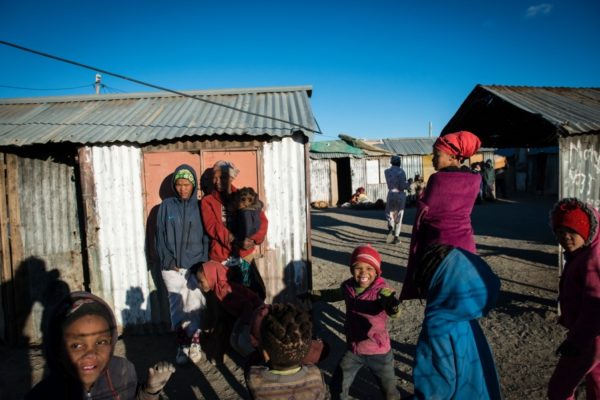 DE AAR, EMTHANJENI - 28 August 2021 - Informal settlement near De AarPhoto: Bram Lammers