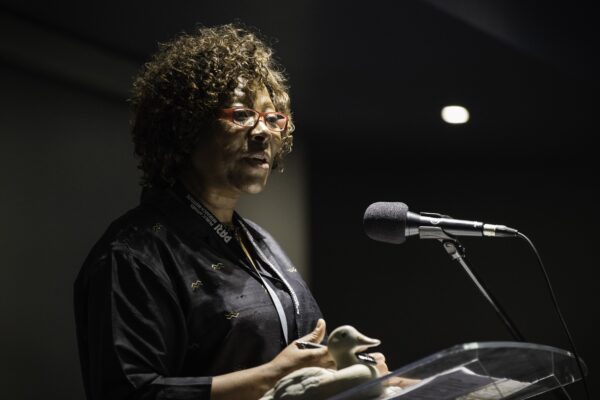 Johannesburg 20220914 - Lindiwe Ndlela, State Capture Commission Conference, UJ campus
Photo: Bram Lammers