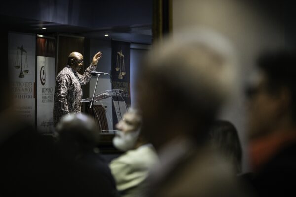 Johannesburg 20220914 - Terence Nombembe, State Capture Commission Conference, UJ campus
Photo: Bram Lammers