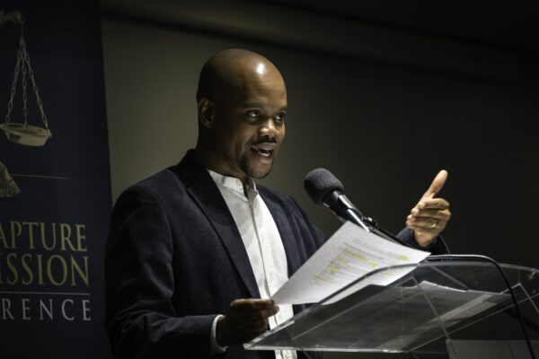 Johannesburg 20220915 - Welcome & Panel 4 - State Capture Commission Conference, UJ campus
Photo: Bram Lammers