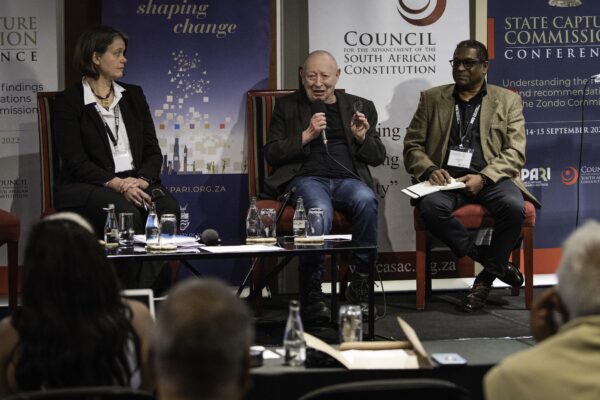 Johannesburg 20220915 - Welcome & Panel 4 - State Capture Commission Conference, UJ campus
Photo: Bram Lammers