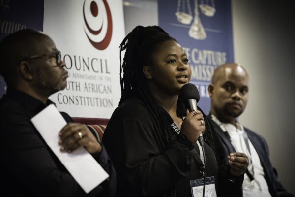 Johannesburg 20220915 - Panel 7 - State Capture Commission Conference, UJ campus
Photo: Bram Lammers