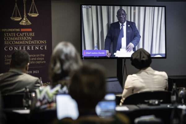Johannesburg, 20231026 - Pari-Casac State Capture Commission Recommendations Conference, UJ campus
Photo: Bram Lammers