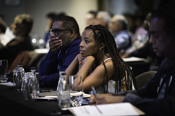 Johannesburg - 15 November 2024 - Public Protector Nompilo Kholeka Gcaleka at the Public Affairs Research Institute's (PARI) conference: What Now Since The State Capture Commission?
Photo: Bram Lammers